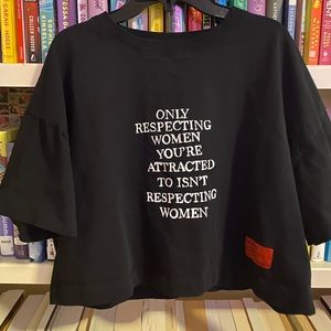CHNGE only respecting women.. tee